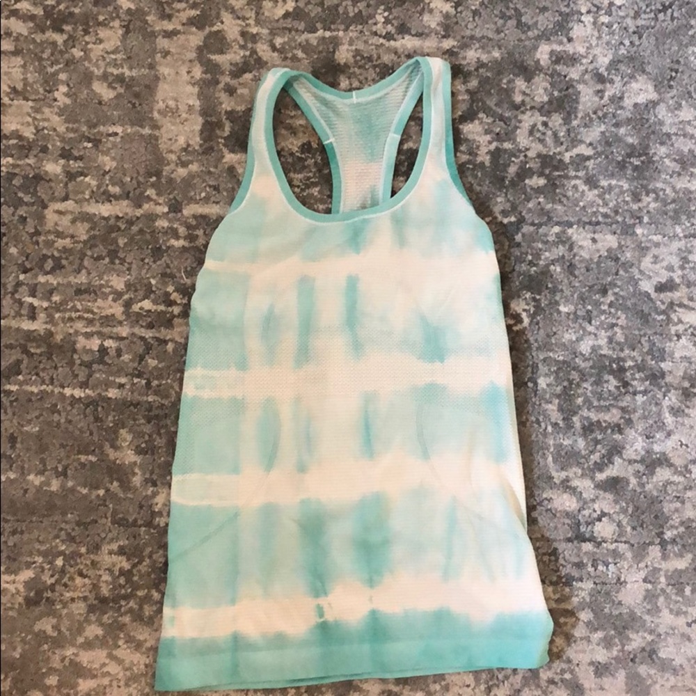 Tie dye lululemon tank